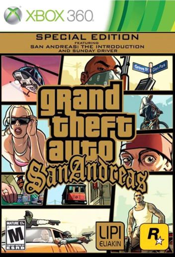 GTA SAN ANDREAS XBOX 360
